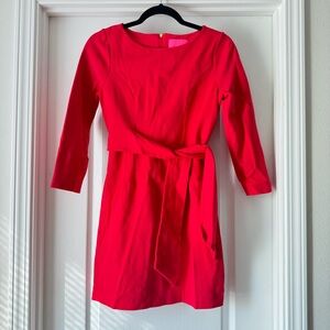 Lilly Pulitzer Red 3/4 Sleeve Front-Tie Dress
Size XS